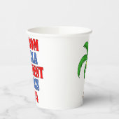 Kamala Harris Freedom papieren beker 2024 (Links)