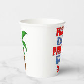 Kamala Harris Freedom papieren beker 2024 (Rechts)