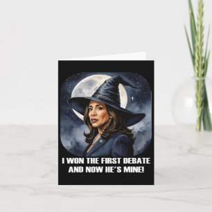 Kamala Harris Funny Debate Verkiezing 2024 gewonne Kaart