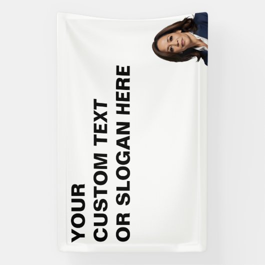 Kamala Harris Gepersonaliseerd Spandoek (Verticaal)