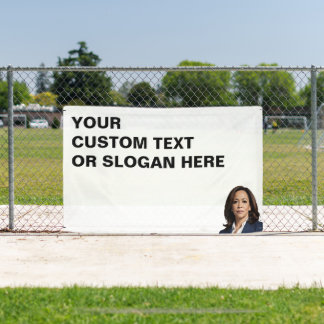 Kamala Harris Gepersonaliseerd Spandoek