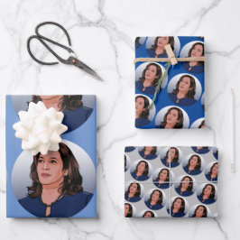 KAMALA HARRIS GIFT INPAKPAPIER VEL