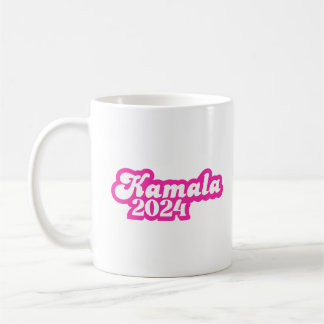Kamala Harris girly Pink Logo 2024 Koffiemok