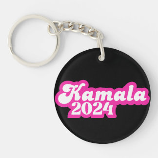Kamala Harris girly Pink Logo 2024 Sleutelhanger