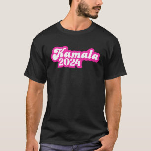 Kamala Harris girly Pink Logo 2024 T-shirt