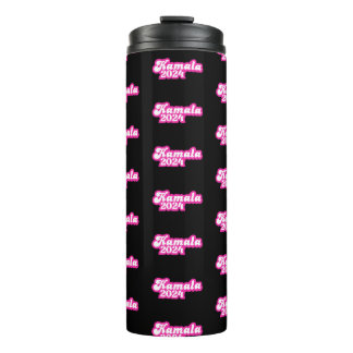 Kamala Harris girly Pink Logo 2024 Thermosbeker