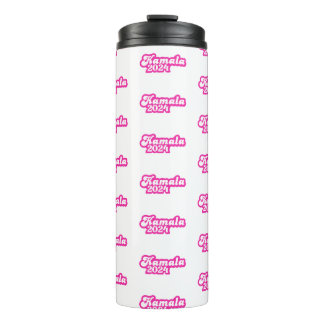 Kamala Harris girly Pink Logo 2024 Thermosbeker