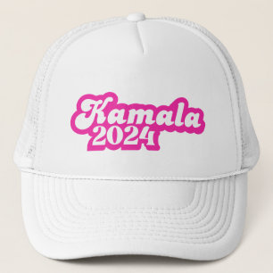 Kamala Harris girly Pink Logo 2024 Trucker Pet