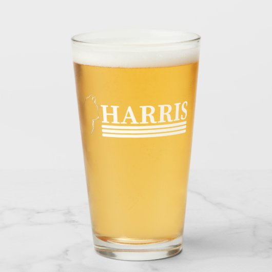 kamala harris glas (Voorkant gevuld)