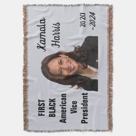 KAMALA HARRIS Gooi Deken (Voorkant Verticaal)