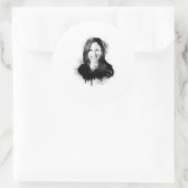 Kamala Harris Graffiti Art Ronde Sticker (Tas)