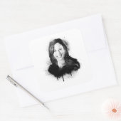Kamala Harris Graffiti Art Vierkante Sticker (Envelop)
