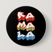 Kamala Harris Graffiti Ronde Button 7,6 Cm (Voorkant)