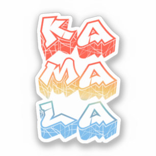 Kamala Harris Graffiti Sticker