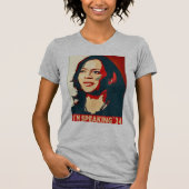 Kamala Harris Grappig dat ik spreek24 T-shirt (Voorkant)
