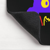 Kamala Harris Grappig Kattenbelettering Typografie Muismat (Hoek)
