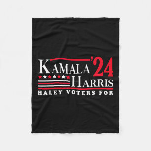 Kamala Harris Haley stemt voor Fleece Deken