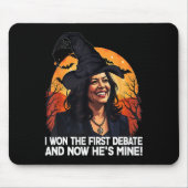 Kamala Harris Halloween heeft het eerste debat in  Muismat (Voorkant)