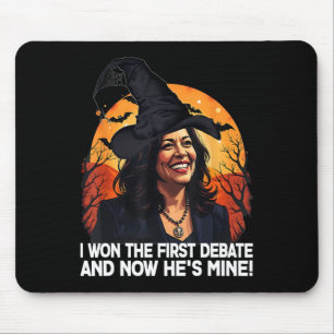 Kamala Harris Halloween heeft het eerste debat in  Muismat