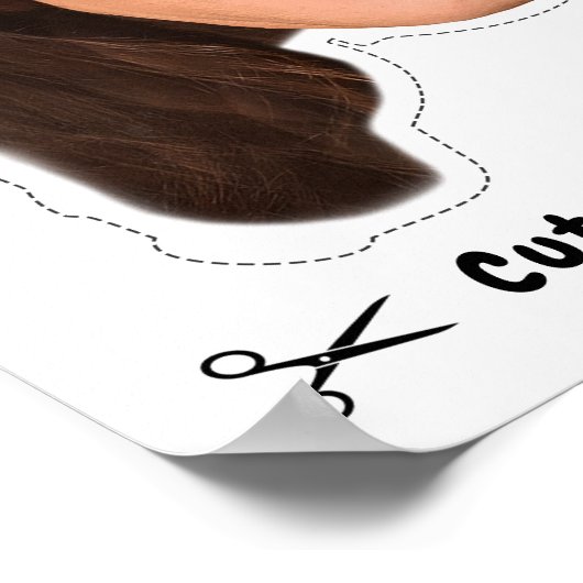 Kamala Harris Halloween Mask Poster (Hoek)