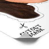 KAMALA HARRIS Halloween Masker Poster (Hoek)