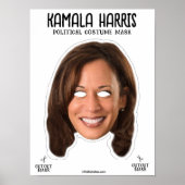 KAMALA HARRIS Halloween Masker Poster (Voorkant)