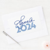Kamala Harris Handtekening 2024 Rechthoekige Sticker (Envelop)