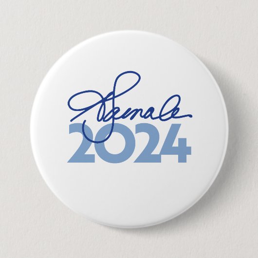 Kamala Harris Handtekening 2024 Ronde Button 7,6 Cm (Voorkant)