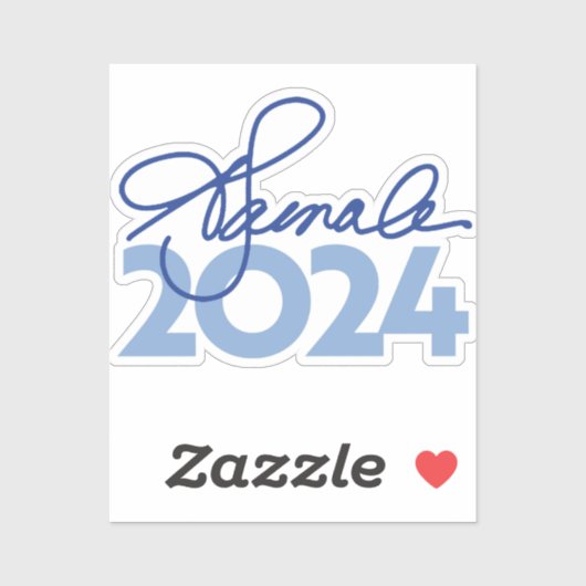 Kamala Harris Handtekening 2024 Sticker (Vel)