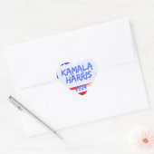 Kamala Harris Heart Hart Sticker (Envelop)