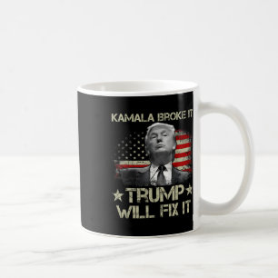 Kamala Harris heeft het verbroken en Trump zal de Koffiemok