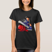 Kamala Harris High Heels stapt op rood Pet T-shirt (Voorkant)