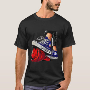 Kamala Harris High Heels stapt op rood Pet T-shirt