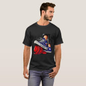 Kamala Harris High Heels stapt op rood Pet T-shirt (Voorkant volledig)