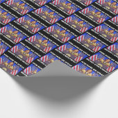 Kamala Harris Hoe durven we te spreken Vrolijk ker Cadeaupapier (Hoek)