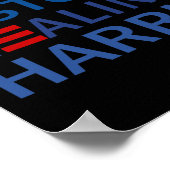 Kamala Harris Hope Geschiedenis Healing Harris Wal Poster (Hoek)