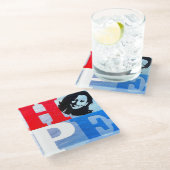 Kamala Harris HOPE onderzetter (Schuin)