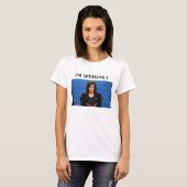 Kamala Harris Ik praat T-shirt (Voorkant volledig)