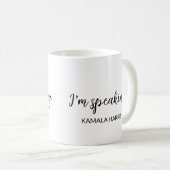 Kamala Harris Ik spreek 2024 Madam President Koffiemok (Voorkant rechts)