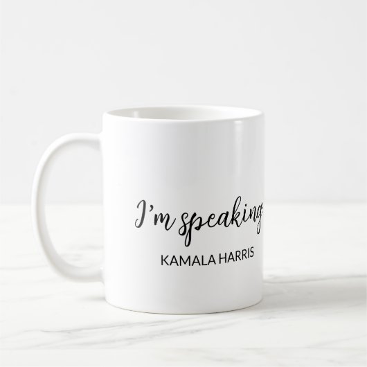 Kamala Harris Ik spreek 2024 Madam President Koffiemok (Links)