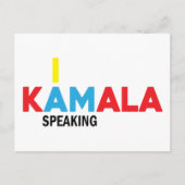Kamala Harris, ik spreek Briefkaart (Voorkant)
