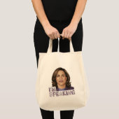Kamala Harris Ik spreek, historisch debat citaat Tote Bag (Voorkant (product))