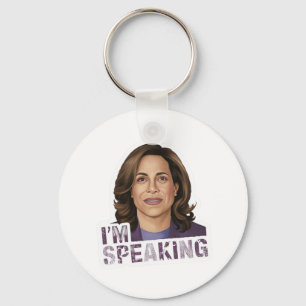 Kamala Harris Ik spreek hoopvol debat citaat Sleutelhanger