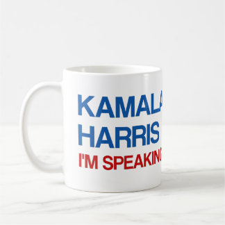 Kamala Harris, ik spreek! Koffiemok