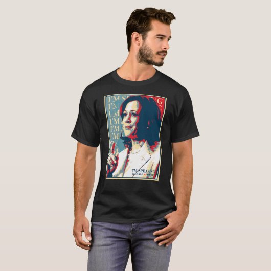 Kamala Harris Ik spreek President Verkiezingen 202 T-shirt (Voorkant volledig)