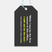 Kamala Harris ik zal niet de laatste zijn Cadeaulabel (Voorkant)