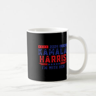 Kamala Harris I'm With Her Verkiezing 2024 Koffiemok