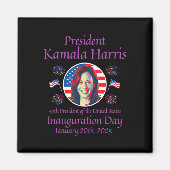 Kamala Harris Inauguratie 2025 Memorabilia 1 Magneet (Voorkant)