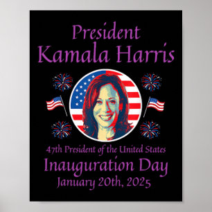 Kamala Harris Inauguratie 2025 Memorabilia 1 Poster