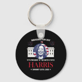 Kamala Harris Inauguratiedag 2025 Madam 47th Pre Sleutelhanger (Voorkant)